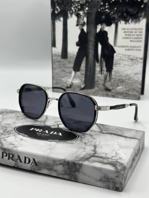 Prada Gümüş Siyah İthal Unisex Güneş Gözlüğü G1831-VLL
