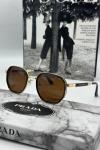 Prada Kahverengi  İthal Unisex Güneş Gözlüğü  G1832-VLL