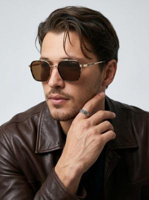 Prada Kahverengi İthal Erkek Güneş Gözlük G3841-VLL