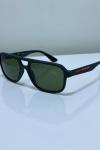 Prada Oval Yeşil Cam-Siyah Çerçeve İthal Erkek Gözlük G4395-VLL