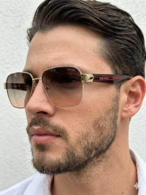 Prada PR64ZS Kahverengi İthal Erkek Gözlük G4559-VLL