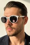 Ray-Ban Scuderia Ferrari Round Beyaz-Kırmızı Sap Unisex Gözlük G4405-VLL