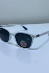 Ray-Ban Scuderia Ferrari  Beyaz Mavi Saplı İthal Unisex Gözlük G4411-VLL