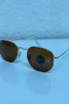 Rayban Beşgen Kahverengi İthal Unisex Gözlük G4135-ILY