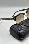 Rayban Clubmaster Kahverengi İthal Güneş Gözlüğü G3884-VLL