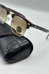 Rayban Clubmaster Kahverengi İthal Unisex Gözlük G4231-VLL