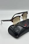 Rayban Clubmaster Kahverengi İthal Unisex Gözlük G4231-VLL