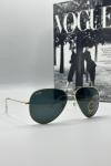 Rayban Damla Siyah Cam Gold Çerçeve Erkek Güneş Gözlüğü  G1342