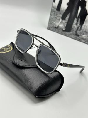 Rayban Ferrari Gri Siyah Cam İthal Unisex Güneş Gözlüğü G2005-VLL