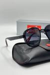 Rayban Ferrari Siyah Beşgen Unisex Güneş Gözlük G3225-VLL