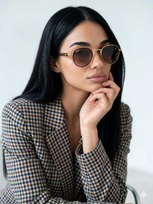 Rayban Ferrari Kahverengi Gold Kasa İthal Unisex Gözlük G3934-VLL