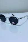 Rayban Ferrari Yuvarlak Beyaz Gri Saplı İthal Unisex Gözlük G4362-VLL