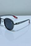 Rayban Ferrari yuvarlak Füme-Kırmızı Saplı Unisex Gözlük 4384-VLL