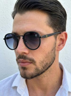 Rayban Ferrari Siyah Flap İthal Unisex Gözlük G4624-VLL