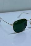 Rayban Gold Çerçeve Yeşil Cam İthal Erkek Gözlük G4322-ILY