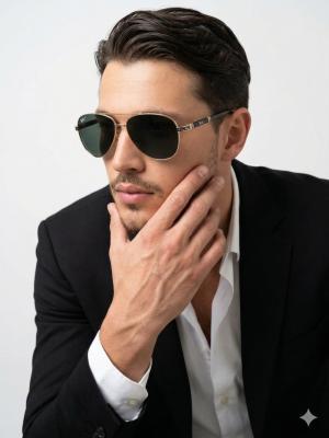 Rayban Siyah-Gold  İthal Erkek Gözlük G4046-ILY