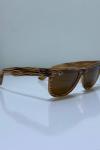 Rayban Wayfarer Ahşap Desenli Eğimli İthal Unisex Gözlük G4378-VLL