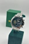 Rolex Crono Gümüş Erkek Kol Saat S827