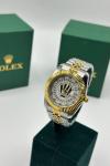 Rolex Datejust Gold Gümüş Kadın Kol Saat S883