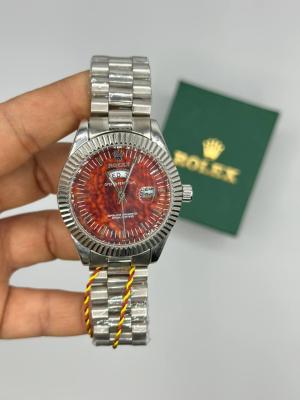 Rolex Datejust Kırmızı Kadran Erkek Kol Saat S910