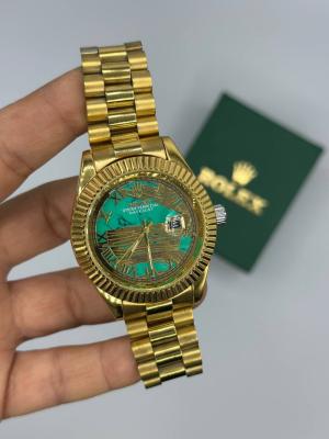 Rolex Datejust Gold Yeşil Kadran Erkek Kol Saat S915
