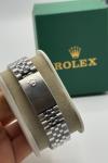 Rolex Gümüş Beyaz Kadran Kadın Saat | S722-VLL