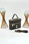 Saint Laurent Gaby Vanity Acı Kahve Kapitone Deri Kadın El ve Omuz Çantası VLT-459