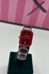 Swarovski Gümüş-Kırmızı Kadın Kol Saati S793