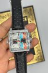 TAG Heuer Monaco Gümüş- Deri Kordon Erkek Kol Saat S791-VLL