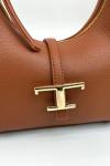 Tod s T Timeless Taba Deri Hobo Omuz Çantası VLT-436