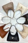 Tod s T Timeless Siyah Deri Hobo Omuz Çantası VLT-473