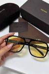 Tom Ford Falconer-02 TF684 Siyah / Sarı Cam Full Set Premium