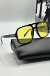 Tom Ford Siyah Çerçeve Sarı Cam Unisex Güneş Gözlüğü | G1979-VLL