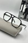 Tom Ford Siyah Çerçeve Şeffaf Cam Unisex Güneş Gözlüğü | G1984-VLL