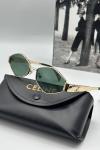 Yeni Sezon Celine Gold Yeşil Unisex Güneş Gözlüğü  G1838-VLL