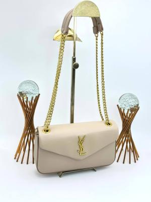 YSL CALYPSO CROSSBODY BEJ KADIN ÇANTA VLT398