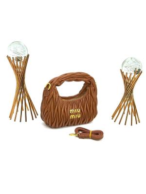 Miu Miu WANDER MINI SIZE BROWN KADIN ÇANTA Siyah