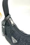 PRADA WİTH CRYSTALS MİNİ BAG WHİTE Beyaz