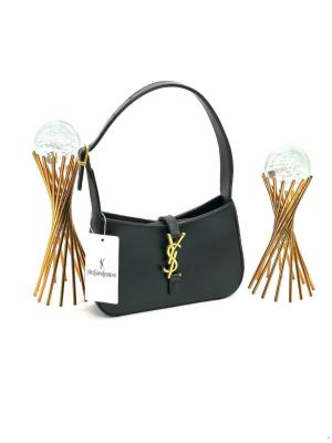 YVES SAINT LAURENT LE 5 Â 7 SHOULDER BAGS  BLACK Siyah