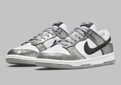 Nike Dunk Low Silver Cracked Leather  A130 Diğer