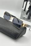 Miu Miu Yeni Sezon Gold Unisex Güneş Gözlüğü  G1997-VLL Siyah