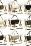 Fendi Baguette Handbag Pudra Kadın Çanta VLT310 Pudra