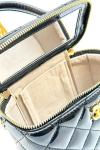 Chanel Vanity Case With Miror Siyah Kadın Çanta VLT318 Siyah