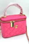 Chanel Vanity Case With Miror Fuşya Kadın Çanta VLT328 Fuşya