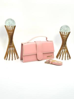 Jacquemus Le Bambino Large Sholuder Pembe Kadın Çanta VLT336 Pembe
