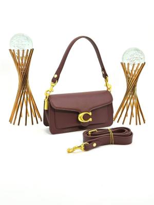 Coach Pillow Tabby Mini Size Bordo Kadın Çanta VLT357 Kahverengi