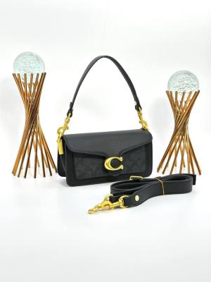 Coach Pillow Tabby Mini Size Siyah Desenli Kadın Çanta VLT362 Siyah