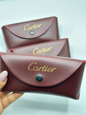 Cartier Bordo Gözlük Kılıf  GK119 Bordo