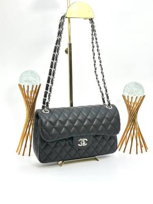 Chanel Jumbo Flap Gümüş Siyah Kadın Çanta VLT392 Siyah