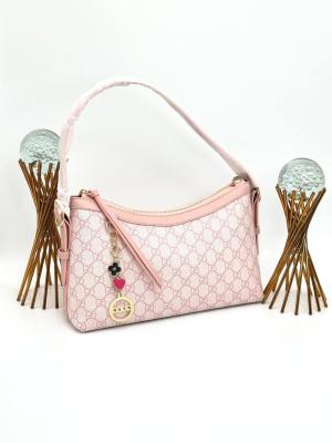 GUCCİ EMNLEM SHOULDER BAG NEW MODEL PEMBE VLT399  Pembe